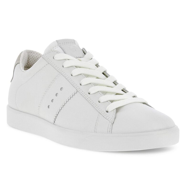 Дамски кецове  STREET LITE - естествена кожа - бял - ретро стил Ecco