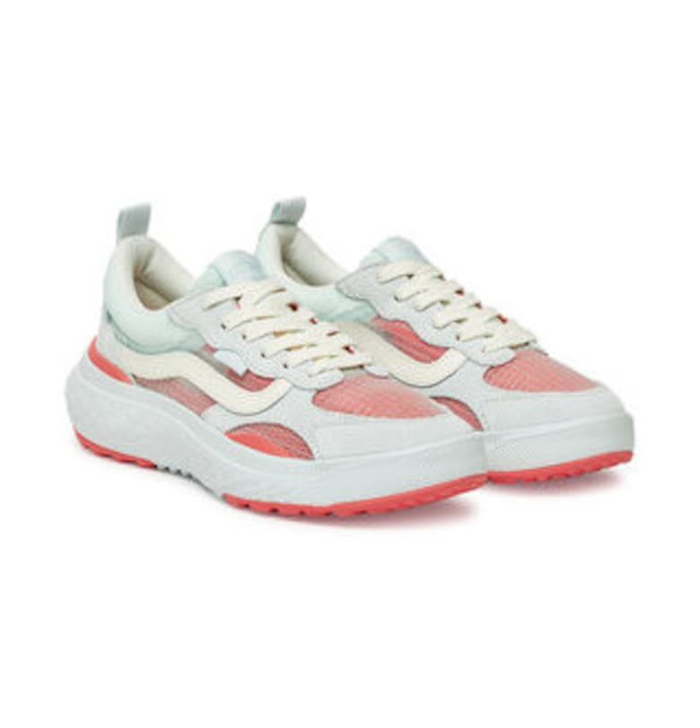 Дамски кецове -  естествена кожа - син/червен Vans