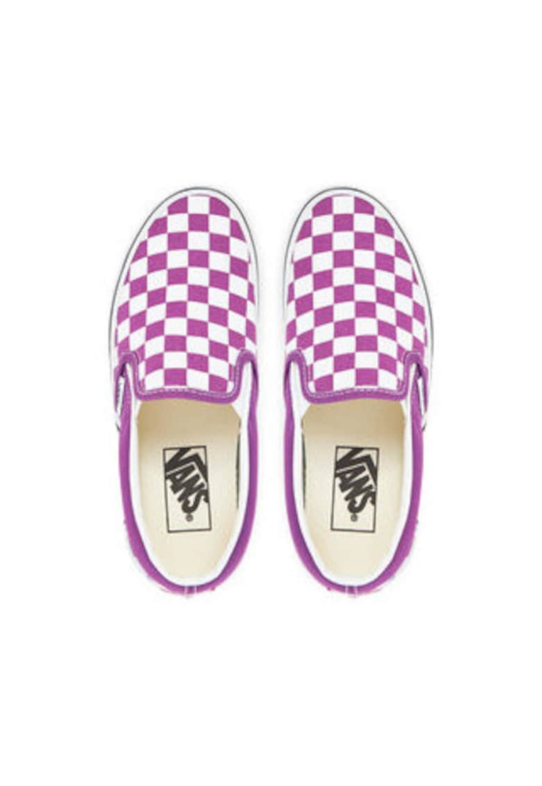 Дамски кецове - текстил - виолетов/бял Vans