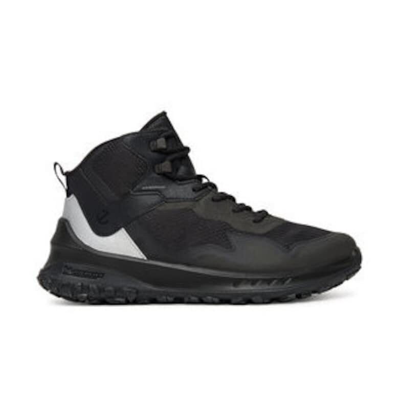 Дамски кецове  текстил - черен/сребрист Ecco