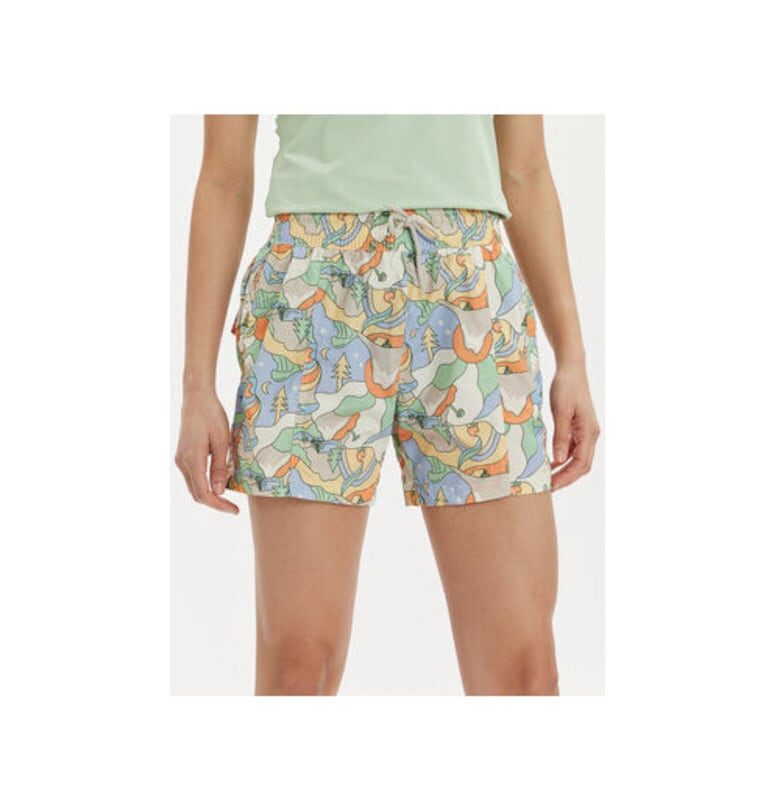 Дамски къси панталони -  303384531 - Найлон/Найлон - Бежов - Бежов Columbia