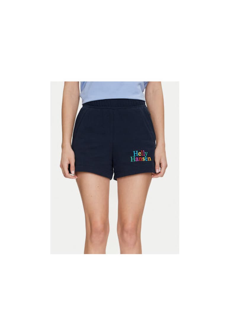 Дамски къси панталони - 303775506 - Памук/Полиестер - Син - Син Helly Hansen