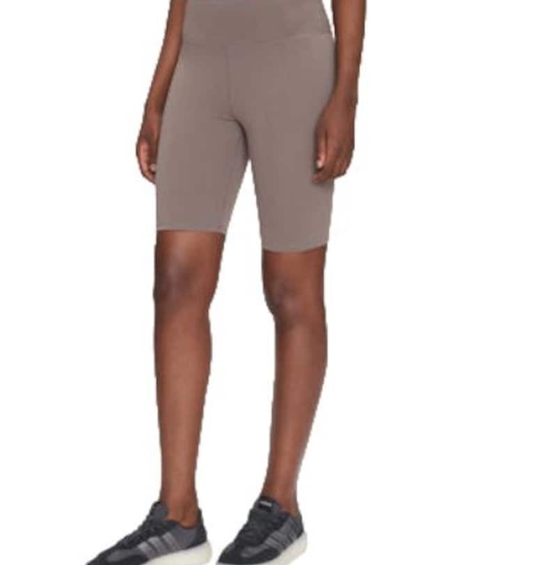 Дамски къси чорапогащи  рециклиран полиестер/еластан - бежово Girlfriend Collective