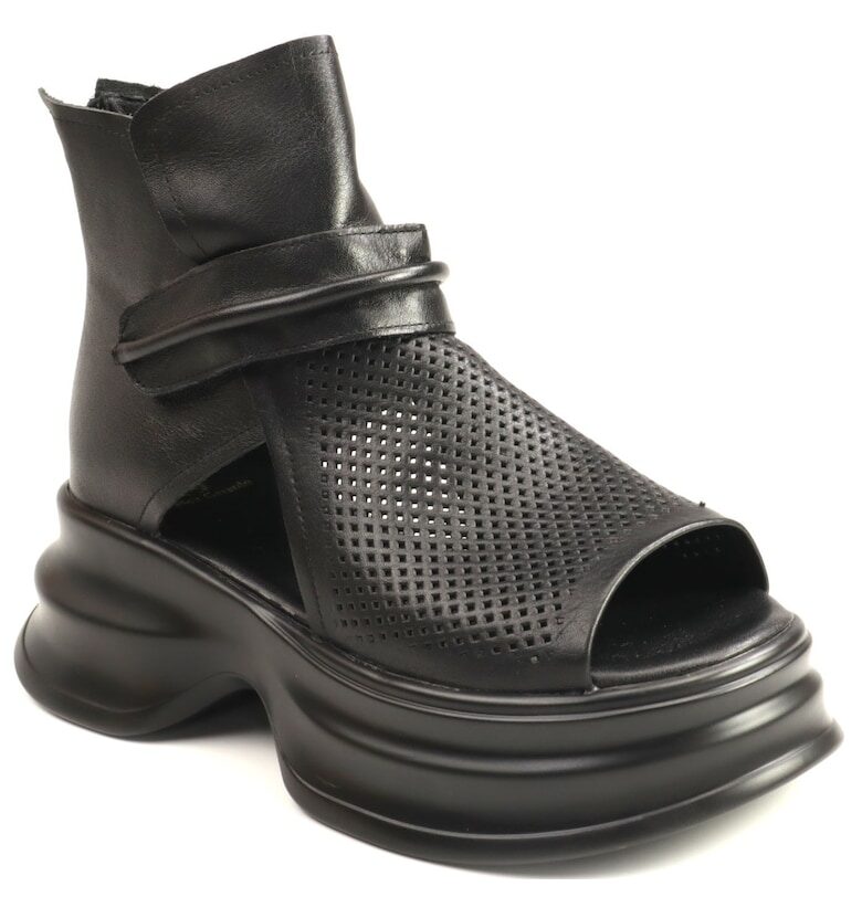 Дамски летни ботуши 5881 - Черен FRANCO GERARDO