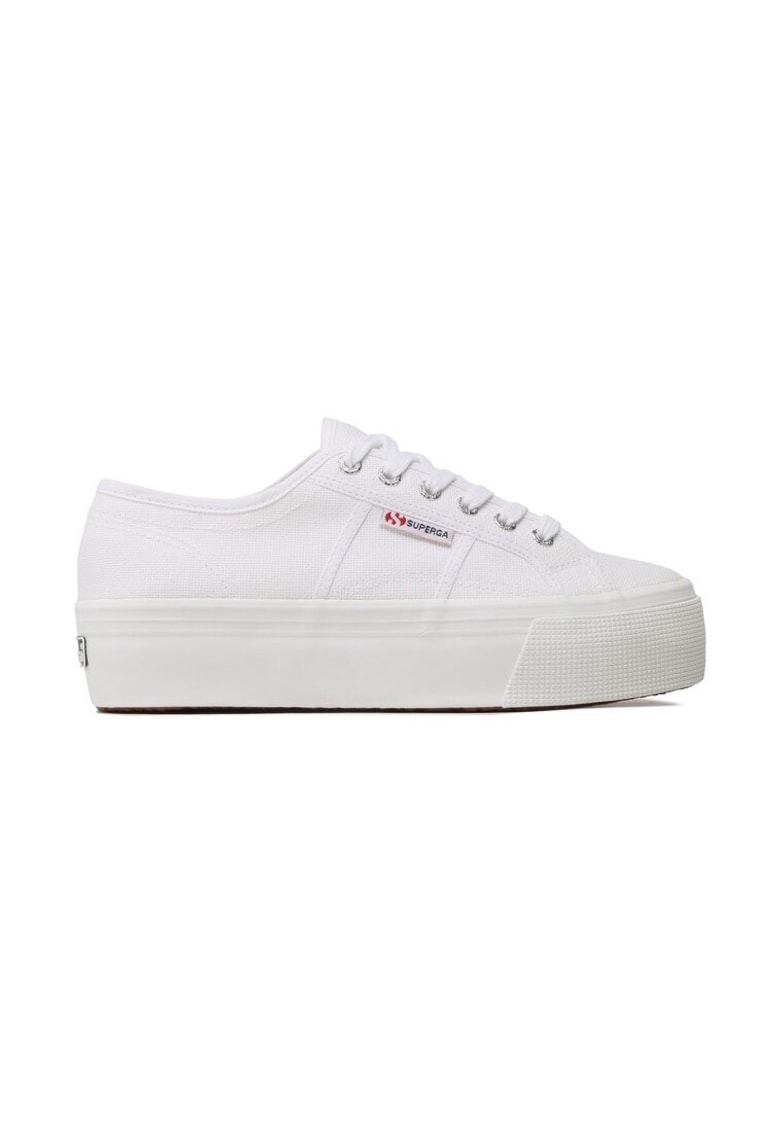 Дамски маратонки - 207960 - Текстил - Бели Superga