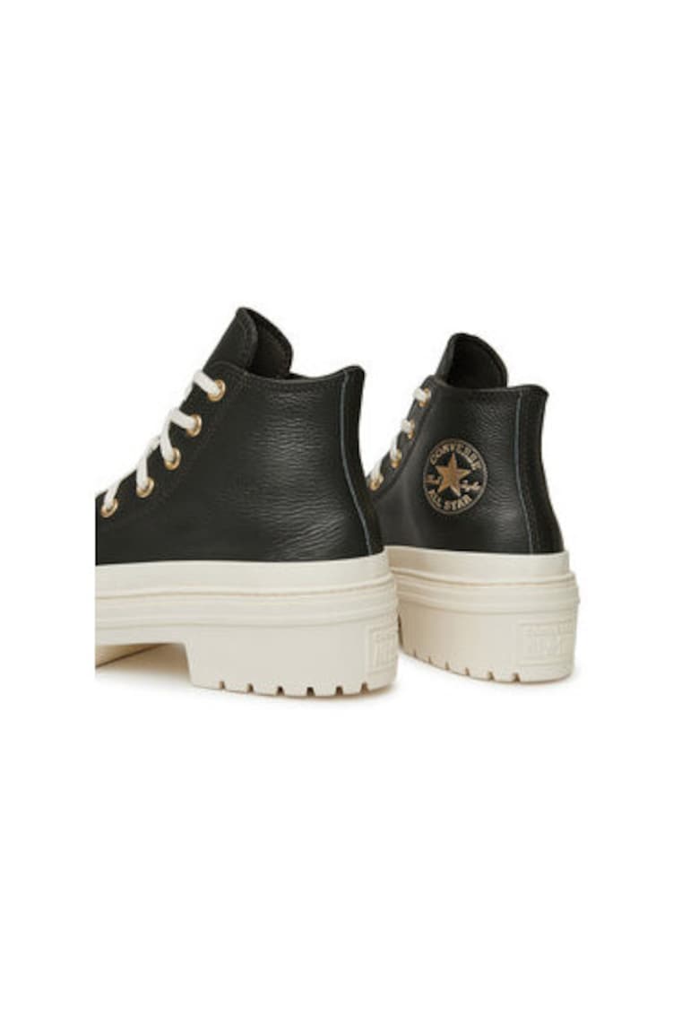 Дамски маратонки - A11500C - Естествена кожа - Черен Converse