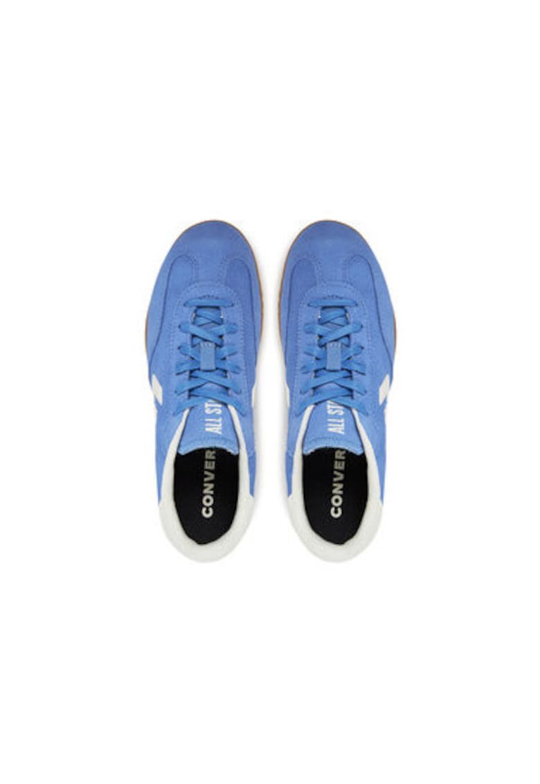 Дамски маратонки - A11504C - Естествена кожа - Син Converse