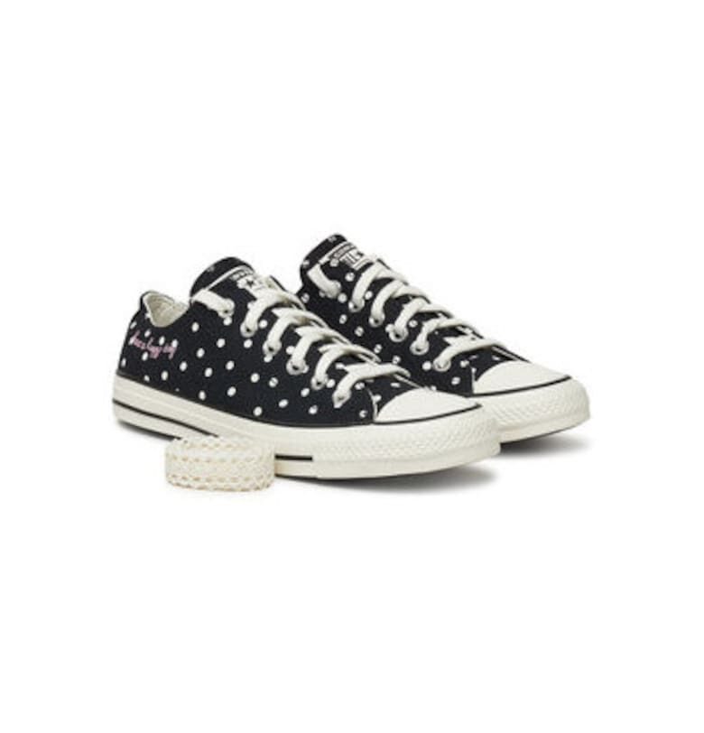 Дамски маратонки - A12570C -  Текстил - Черен Converse