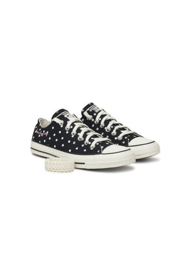 Дамски маратонки - A12570C - Текстил - Черен Converse
