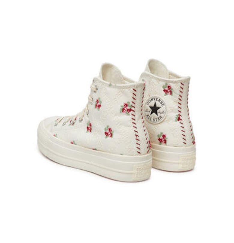 Дамски маратонки - A13659C -  Текстил - Бял Converse