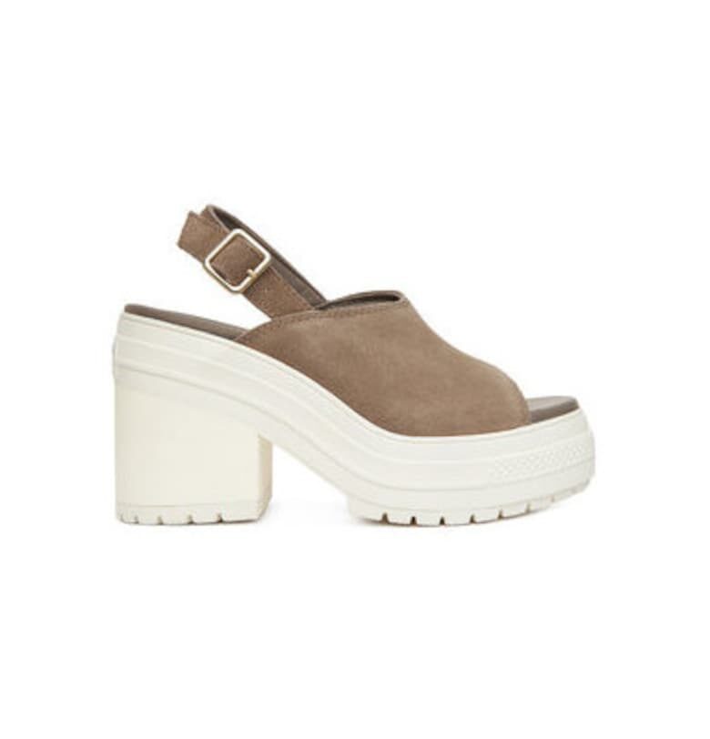 Дамски маратонки - A15071C -  Естествена кожа - Зелен Converse