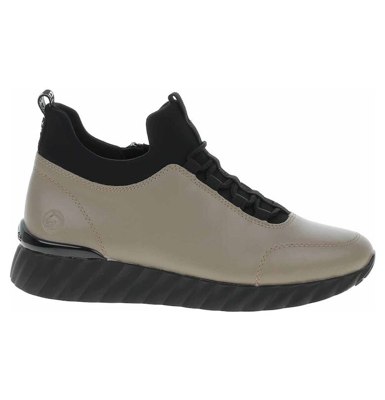 Дамски маратонки -  D5977-64 - естествена кожа - бежови - Бежов Remonte