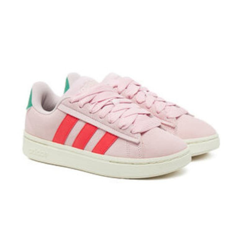 Дамски маратонки  Grand Court - естествена кожа и велур - многоцветни - Многоцветен adidas