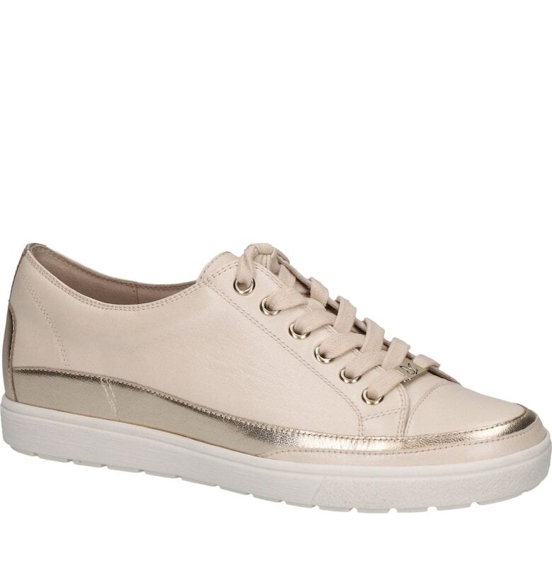 Дамски маратонки  естествена кожа - бежови - Бежов Caprice