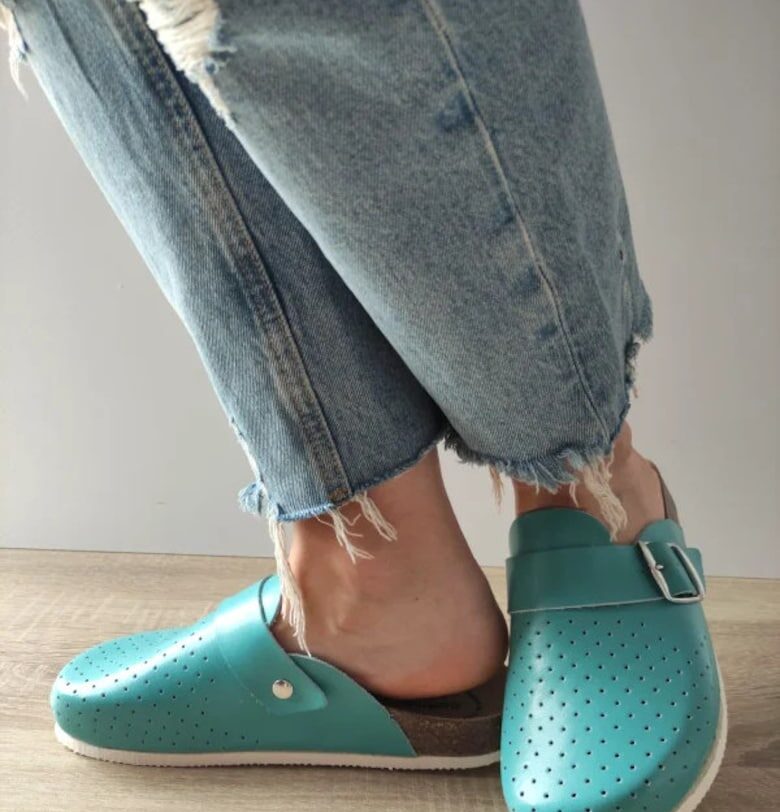 Дамски медицински сабо  Berna Тюркоаз - Тюркоаз - Тюркоаз Comoda