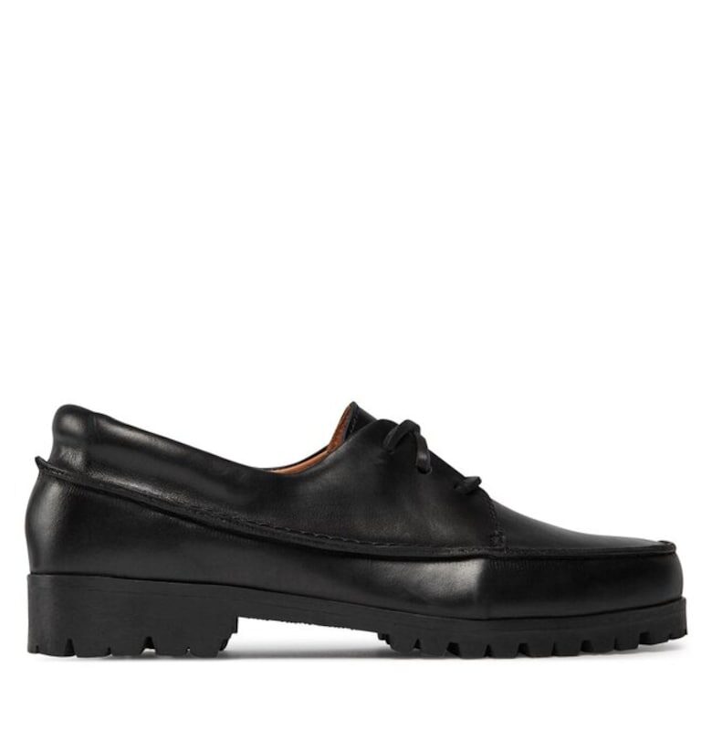 Дамски мокасини  303531713 - Естествена кожа - Черни - Черен Balagan