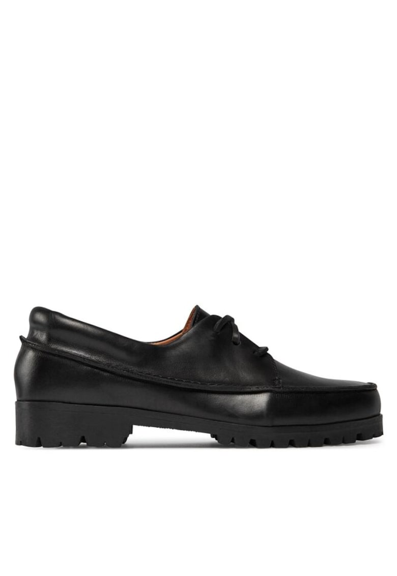 Дамски мокасини 303531713 - Естествена кожа - Черни - Черен Balagan