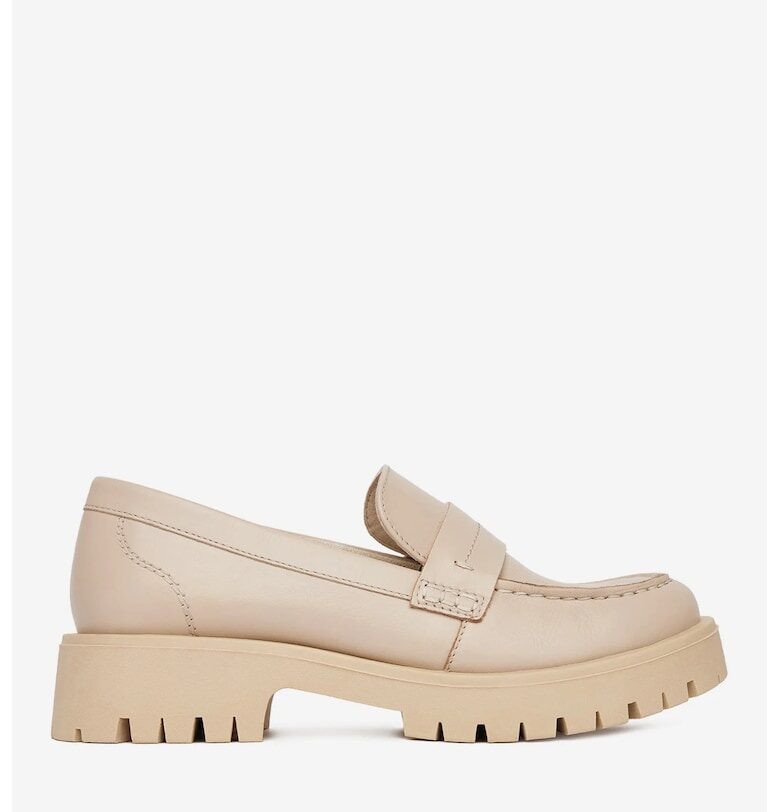 Дамски мокасини  5903419772511 - Естествена кожа - Бежов Lasocki