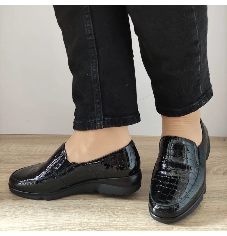 Дамски обувки  10003 Negri Croco - Черен Pitillos