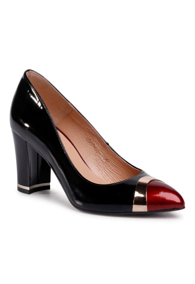 Дамски обувки - 207347977 - Черни - Лачена кожа - Черен RPolanski