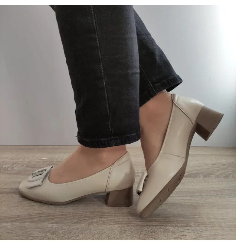 Дамски обувки  21125 - Елегантни Крем - Крем - Крем FORMAZIONE