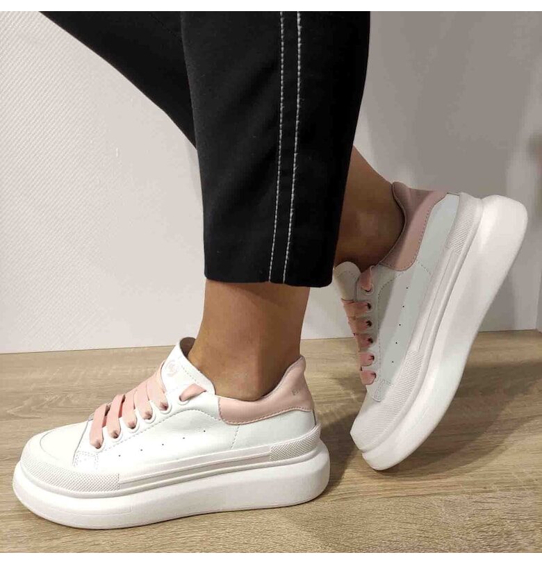 Дамски обувки 232806 - Бяло + Розово - Бял/Розово FRANCO GERARDO