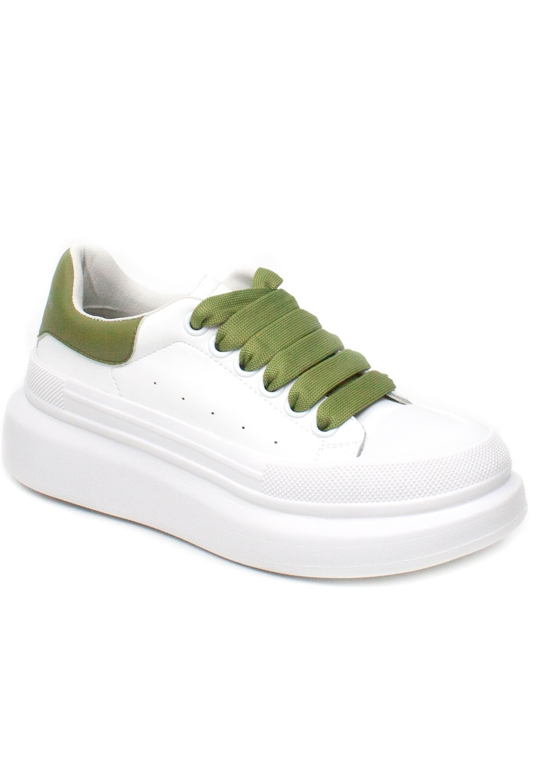 Дамски обувки 232806 бяло/зелено - Бял/Зелен FRANCO GERARDO