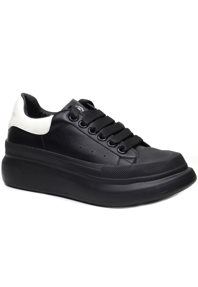 Дамски обувки 232806 черни подметка черна FRANCO GERARDO