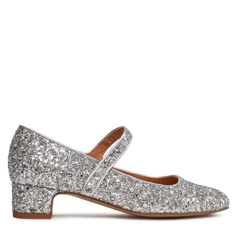 Дамски обувки  303531515 - Текстил - Сребърен Balagan