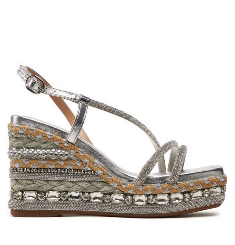 Дамски обувки  303772178 - Естествена кожа - Сребрист ALMA EN PENA