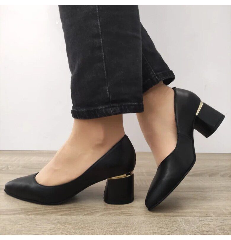 Дамски обувки  3615-1 Елегантни - Черен - Черен PERLLA