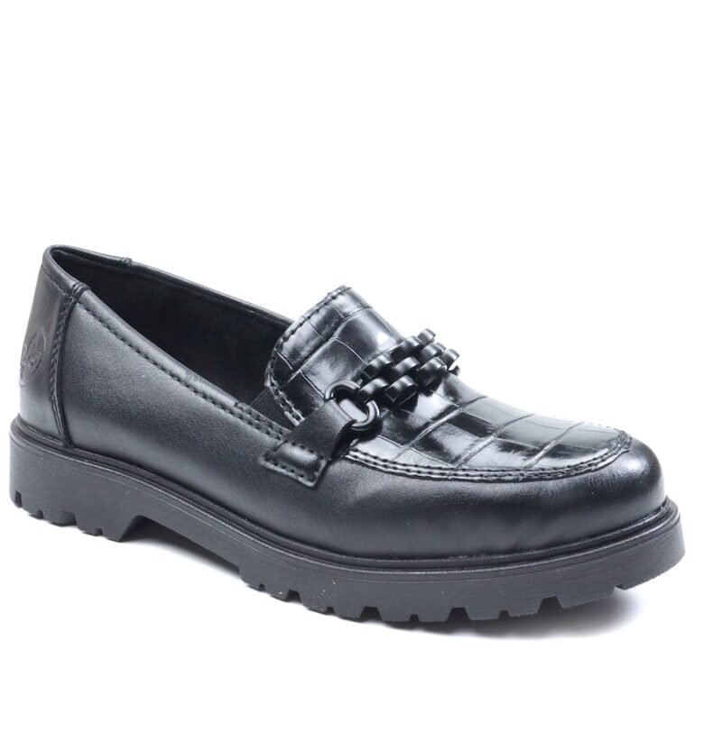 Дамски обувки 45561 - Черен Rieker