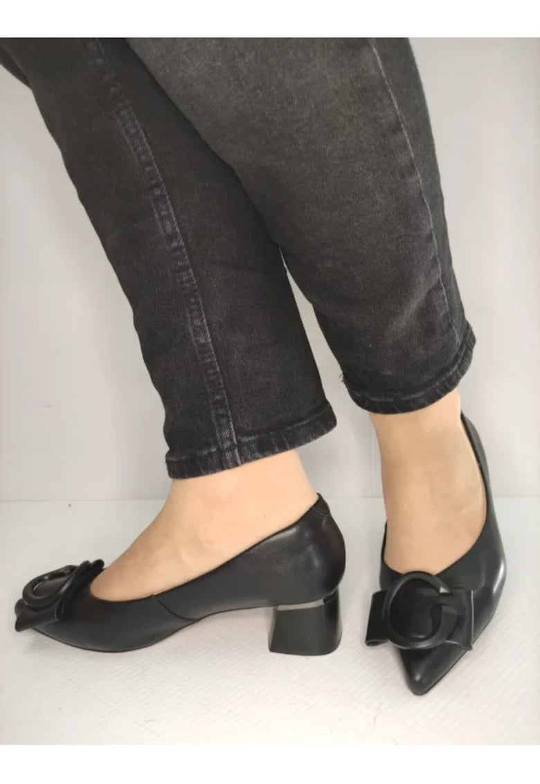 Дамски обувки 460005A 01-N - Елегантни - Черно - Черен Pass