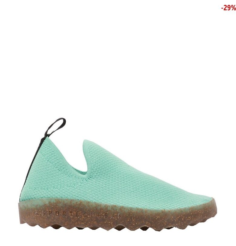 Дамски обувки -  CARE - Ментов млечен - Зелен Asportuguesas