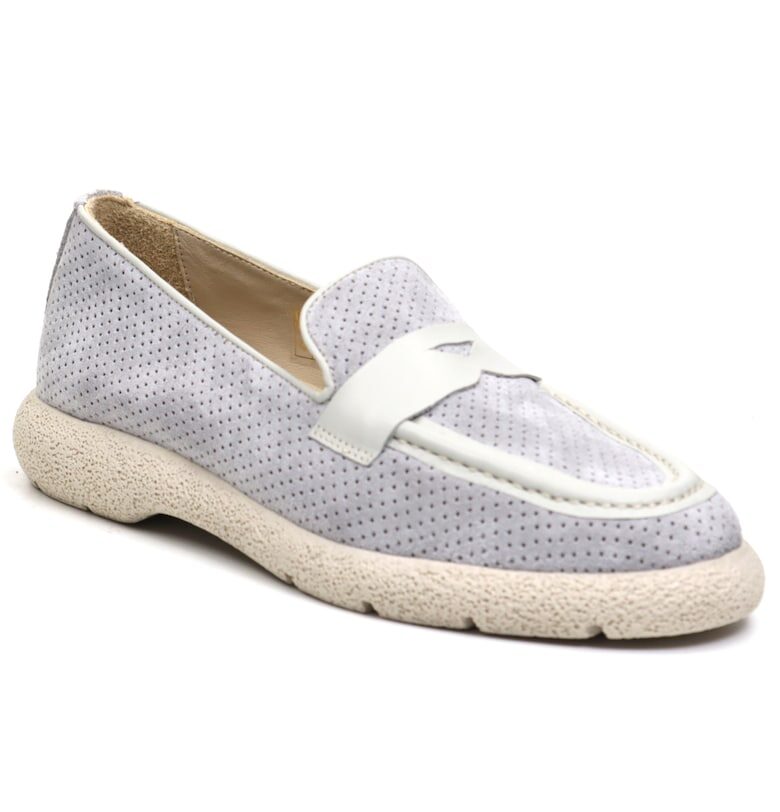 Дамски обувки D12 221 сив набук -  Сив ANNA VIOTTI