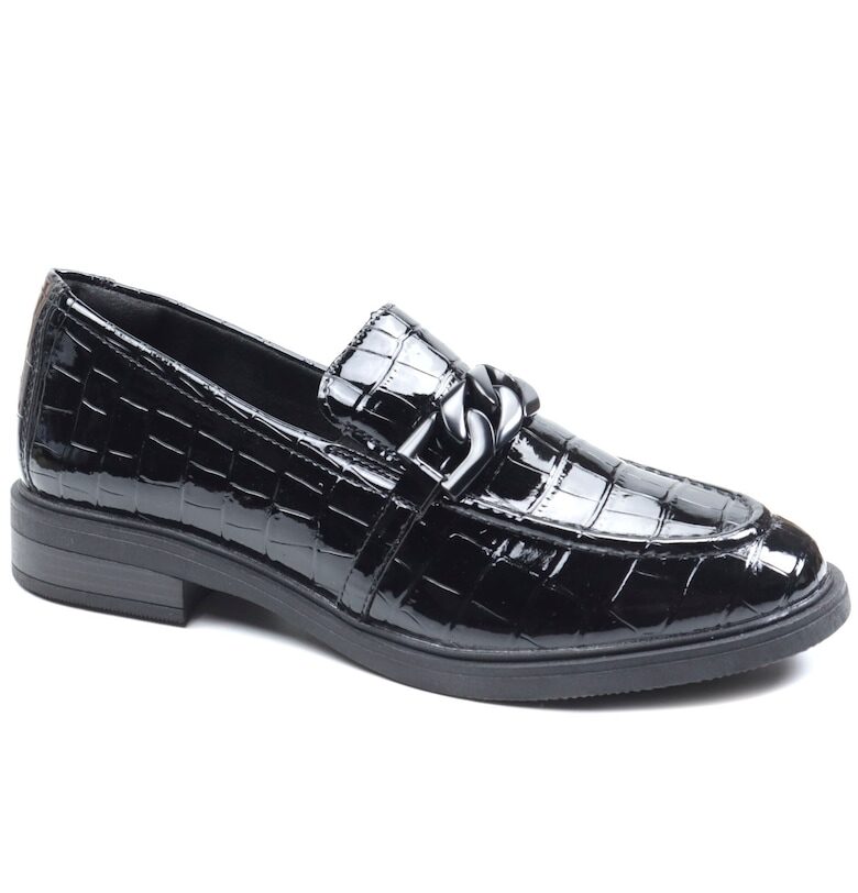 Дамски обувки D1U00 00-черни - Черен Remonte