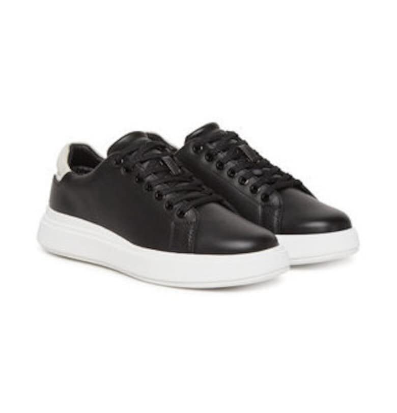 Дамски обувки  естествена кожа - черен - CALVIN KLEIN