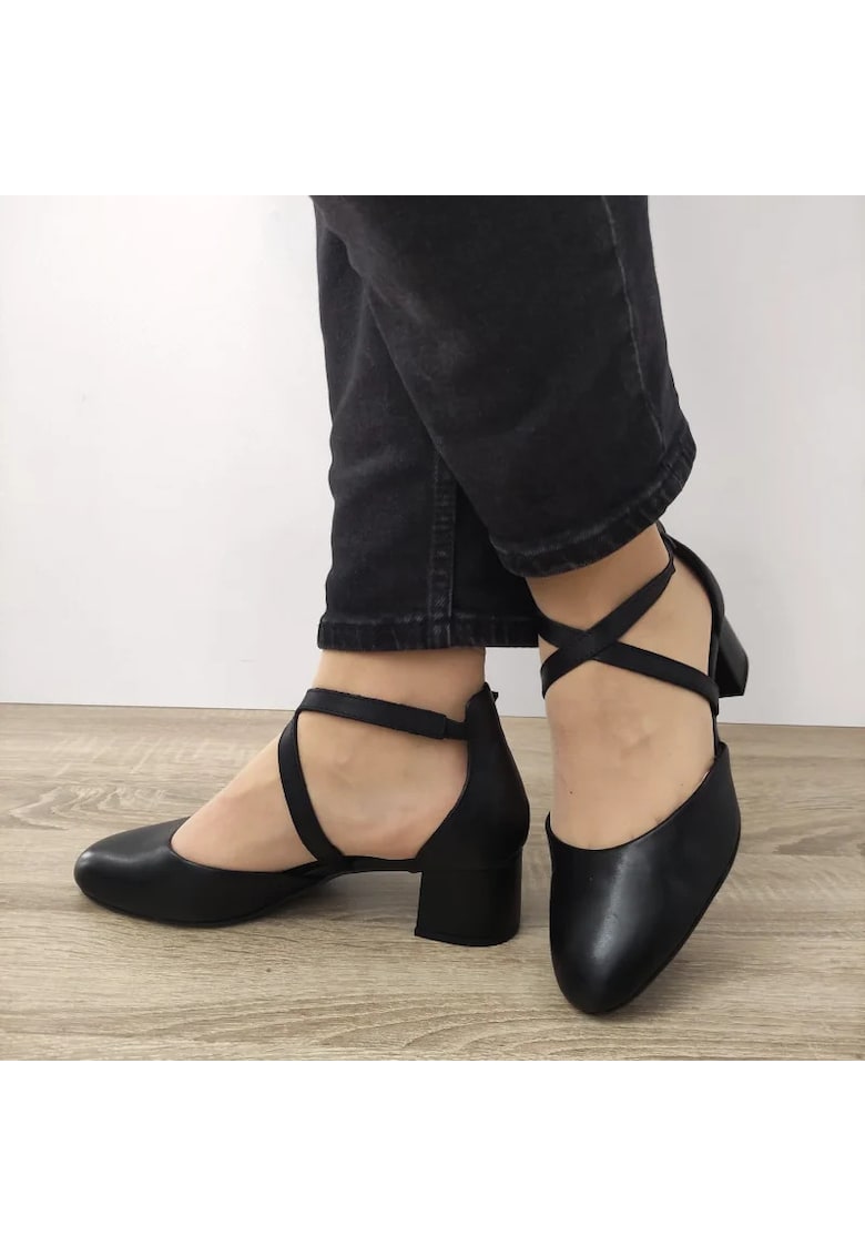 Дамски обувки на ток 82302-44 Черни - Черен - Черен Tamaris