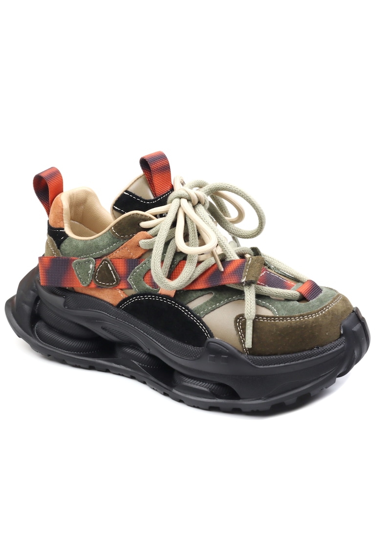 Дамски обувки от естествена кожа 3O36899 40 N - Зелен Gryxx