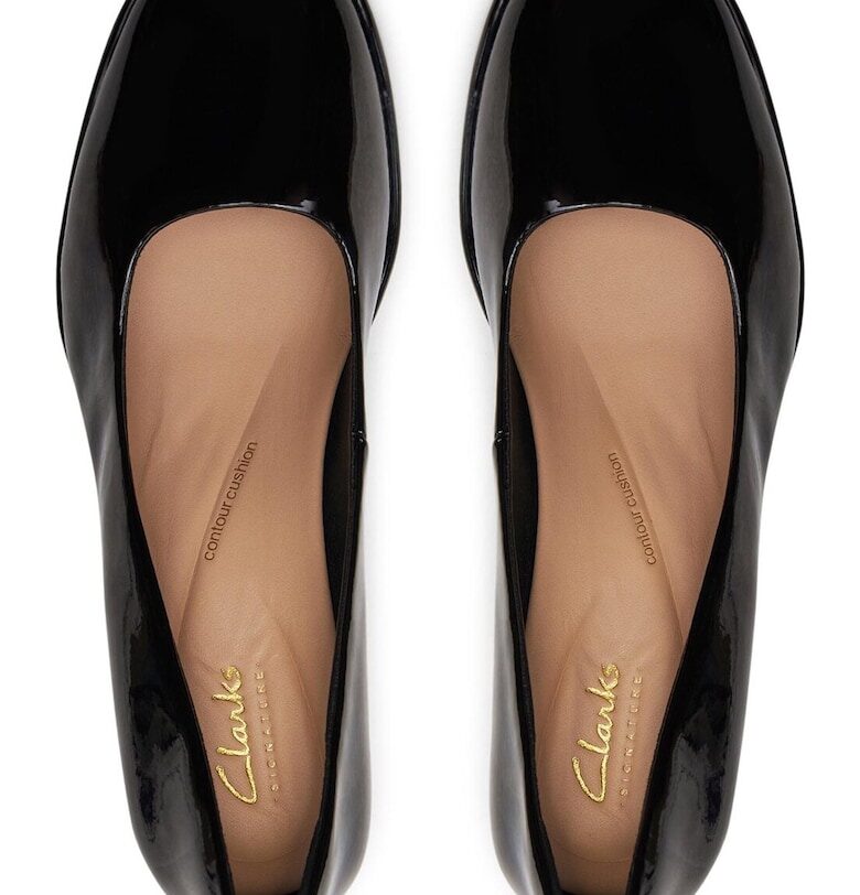 Дамски обувки  от естествена кожа - Черен Clarks