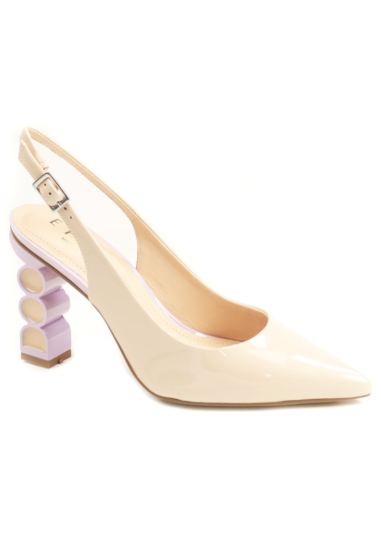 Дамски обувки с изрязани крачоли OE1484 497 843 03 L - Бежов Epica