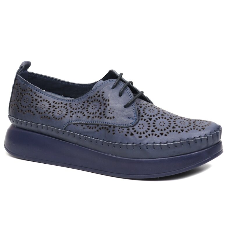 Дамски перфорирани обувки D43 83 тъмносини ANNA VIOTTI