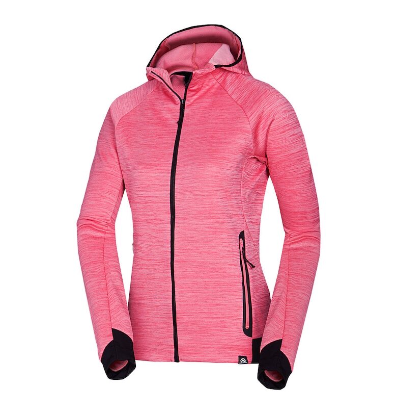 Дамски полар за открито против натрупване Pauline - Розов меланж NORTHFINDER