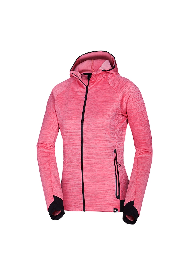 Дамски полар за открито против натрупване Pauline - Розов меланж NORTHFINDER