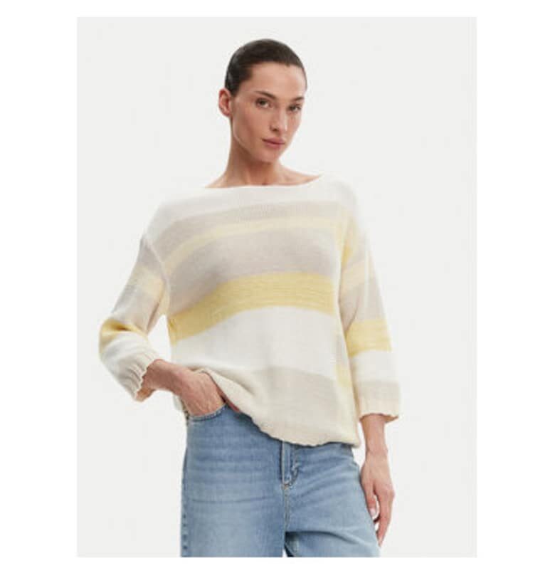 Дамски пуловер  11004051 - Памук/Полиестер - Бежов - Бежов Olsen