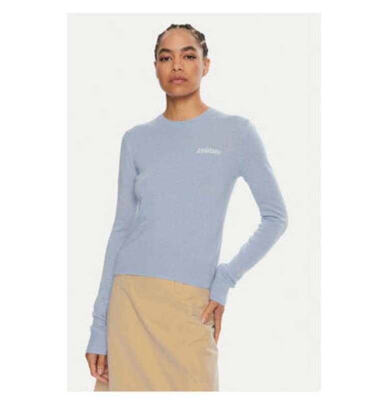 Дамски пуловер - 2-ри ден - 304475016 - Вискоза/Найлон - Син - Син 2ndday