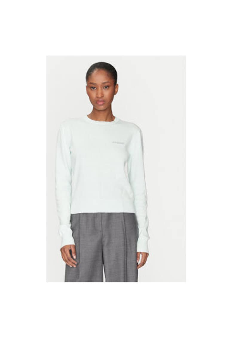 Дамски пуловер - 2-ри ден - 305138620 - Памук/Вълна - Син - Син 2ndday