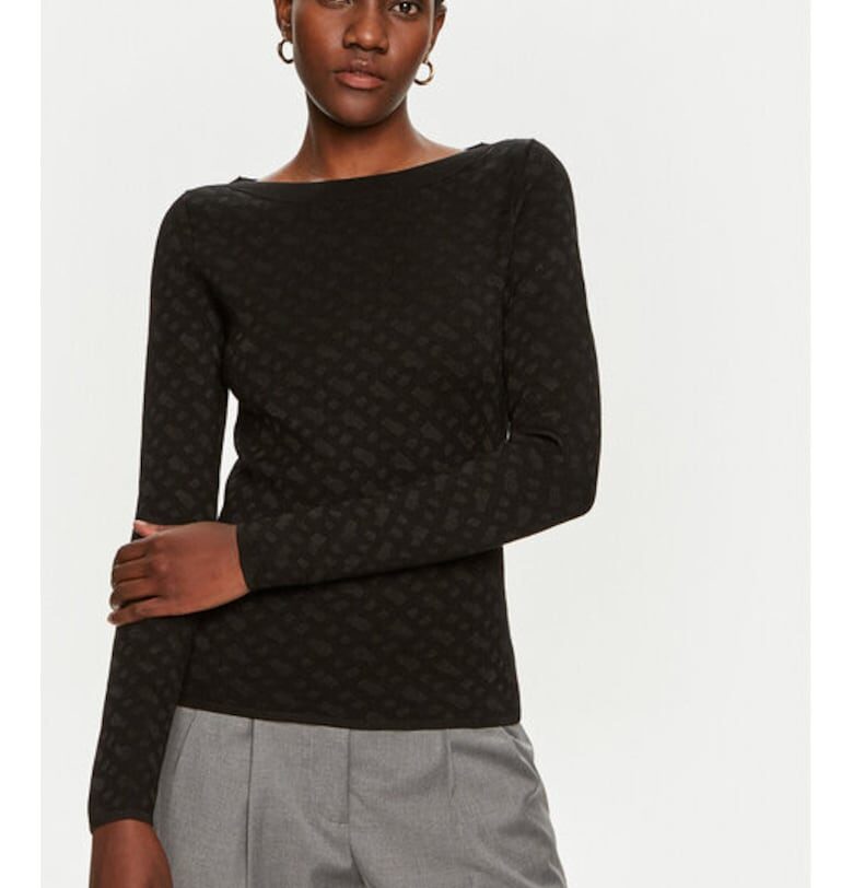 Дамски пуловер -  304313356 - Вискоза/Полиамид - Сив - Сив BOSS