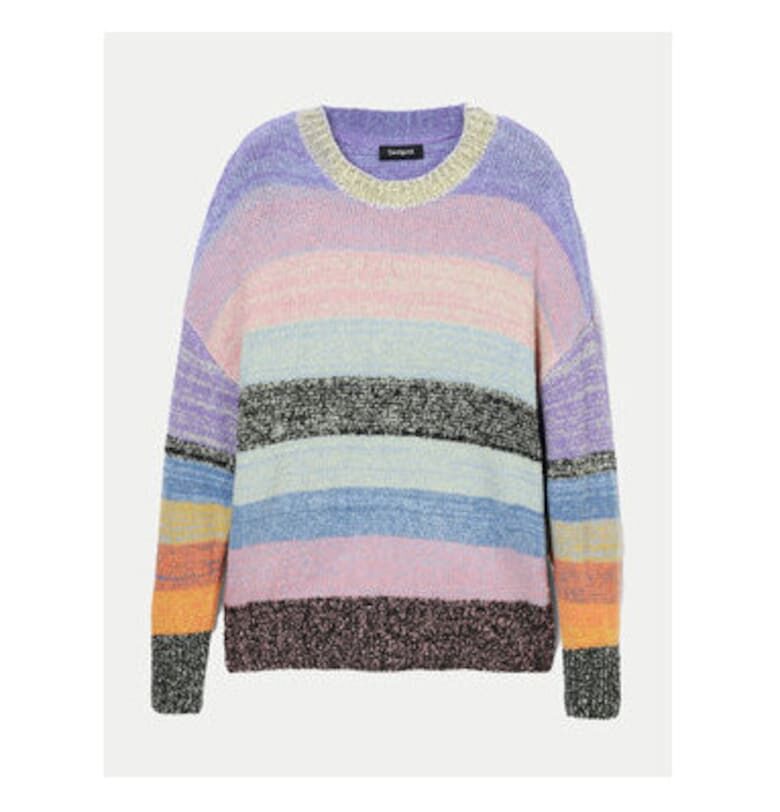 Дамски пуловер -  304476785 - Акрил/Полиамид - Многоцветен - Многоцветен DESIGUAL