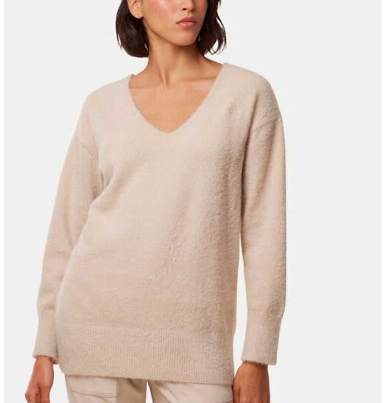 Дамски пуловер -  304534256 - Полиестер - Бежов - Бежов Triumph